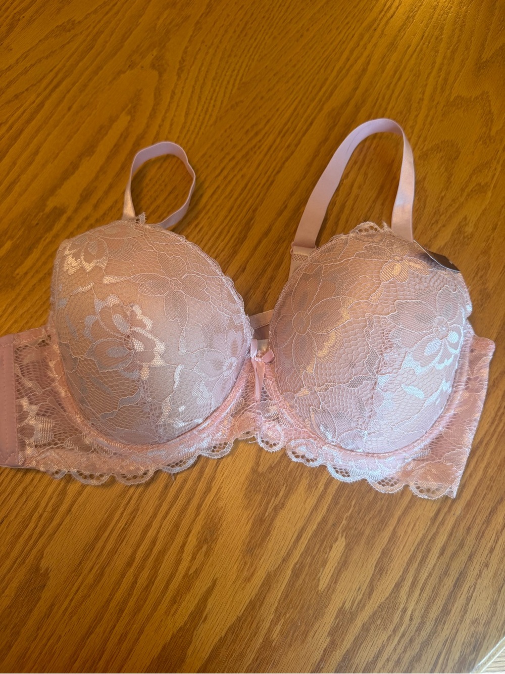 Sofra Blush Lace Underwire Bra NWT Underwire